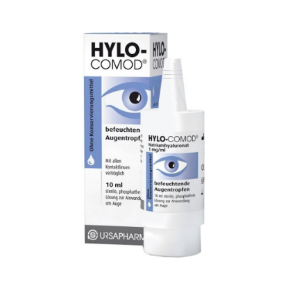 Picture of HYLO-COMOD EYE DROPS 10 ML
